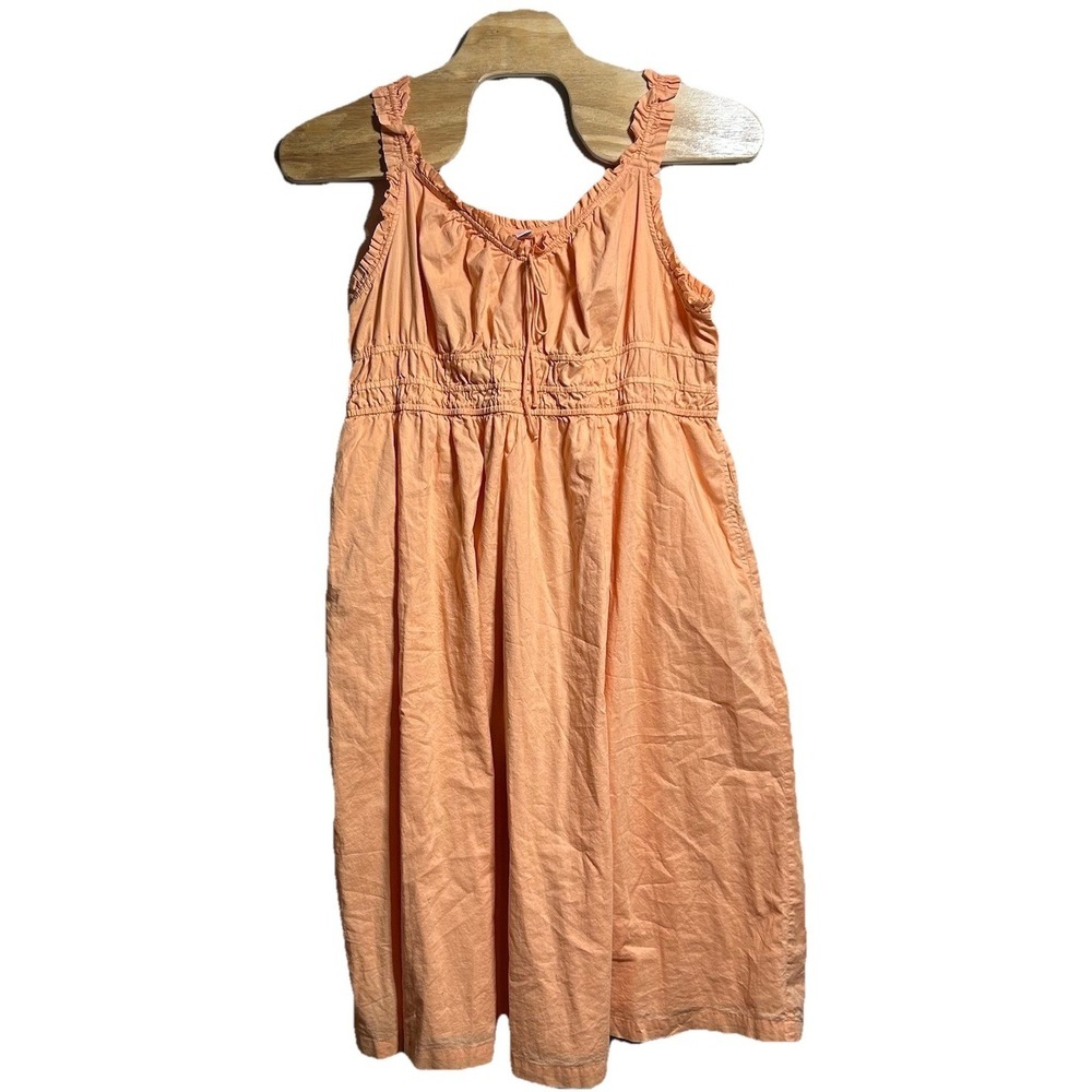 Old‎ Navy Milkmaid XXL Dress Orange Blossom Petal Maxi Peasant Cottage Babydoll